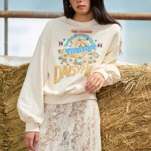 Yellow Crewneck Sweatshirt Size Small